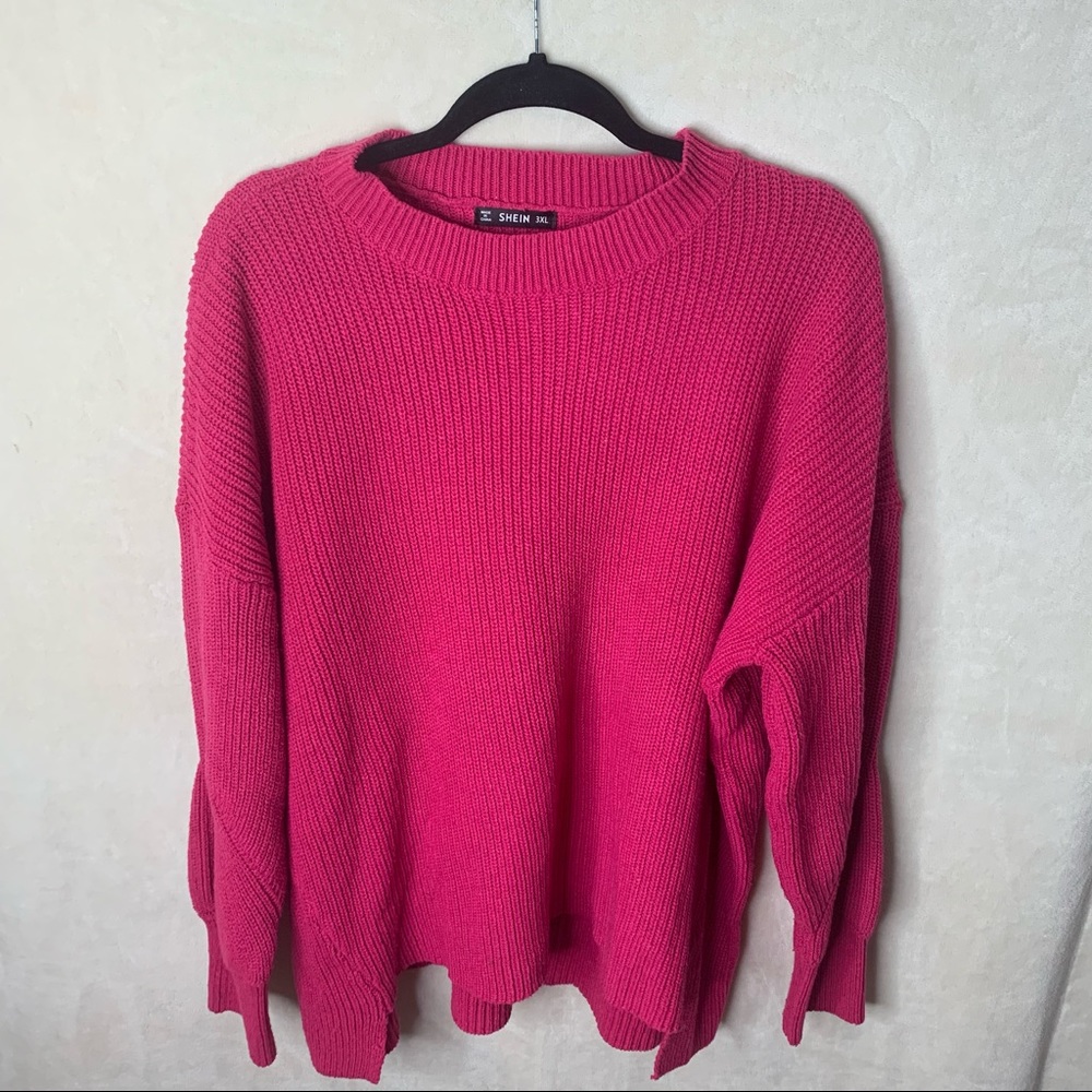 SHEIN Hot Pink Sweater